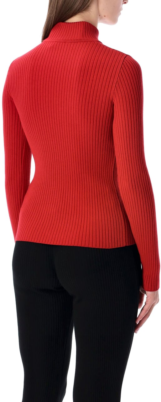COURREGES Reedition Knit Ls Jumper Rosso Rood