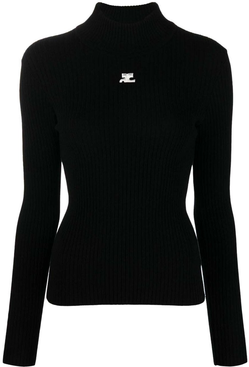 COURREGES Sweaters Black Zwart