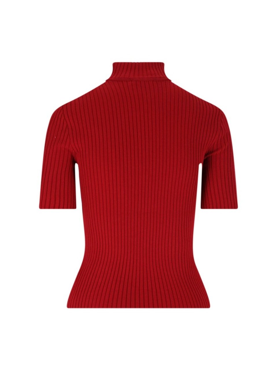 COURREGES "Reedition" Ribbed Top – Red Rood