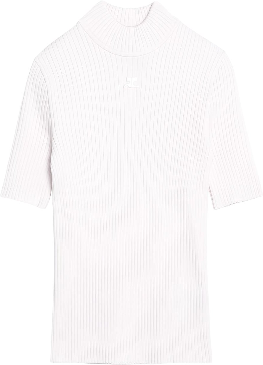 COURREGES Top Pink Wit