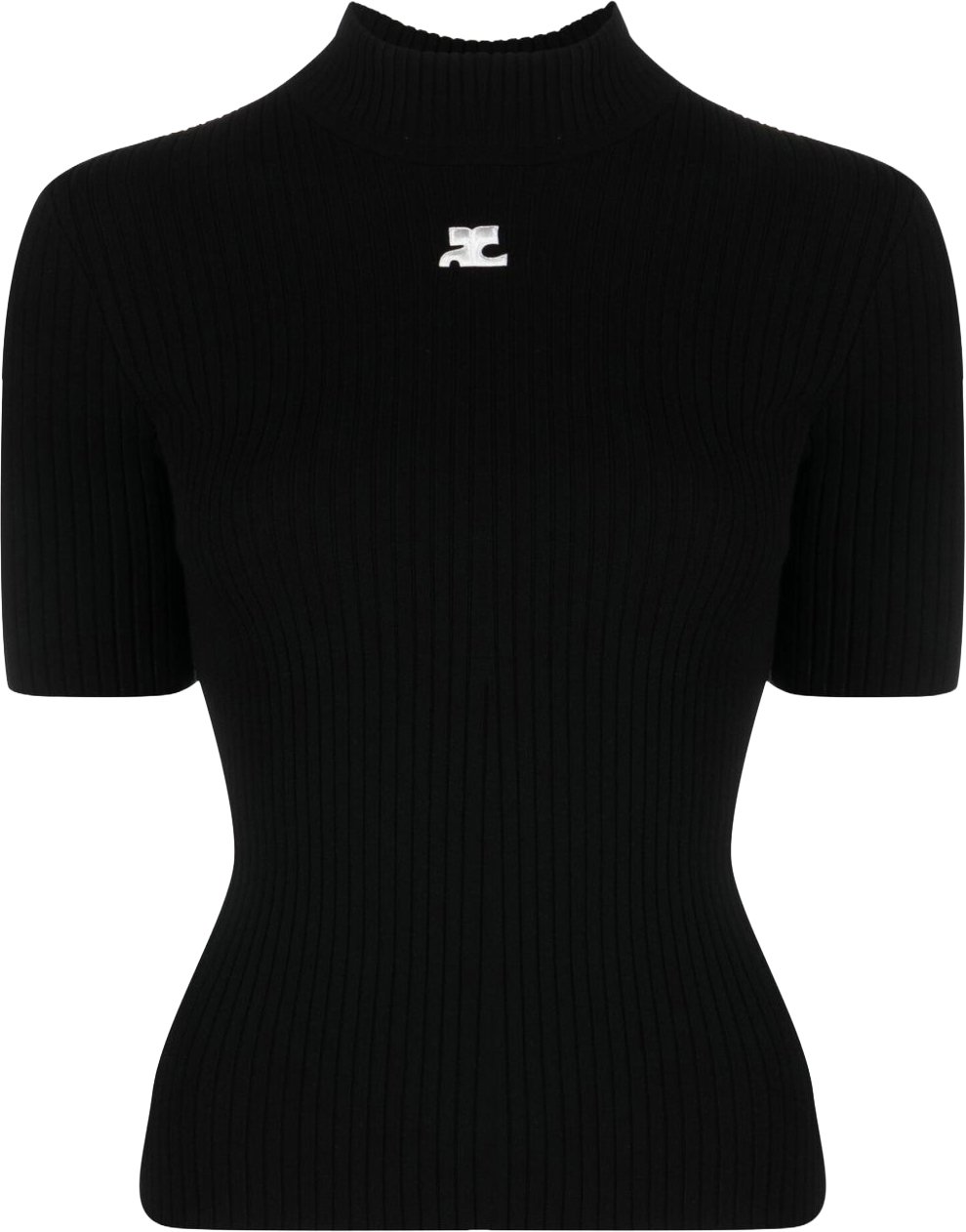 COURREGES Top Black Zwart