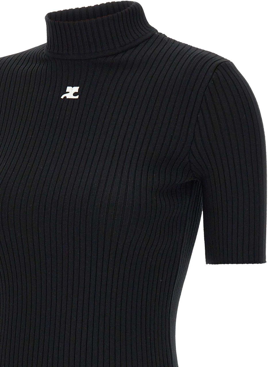 COURREGES Sweaters Black Zwart