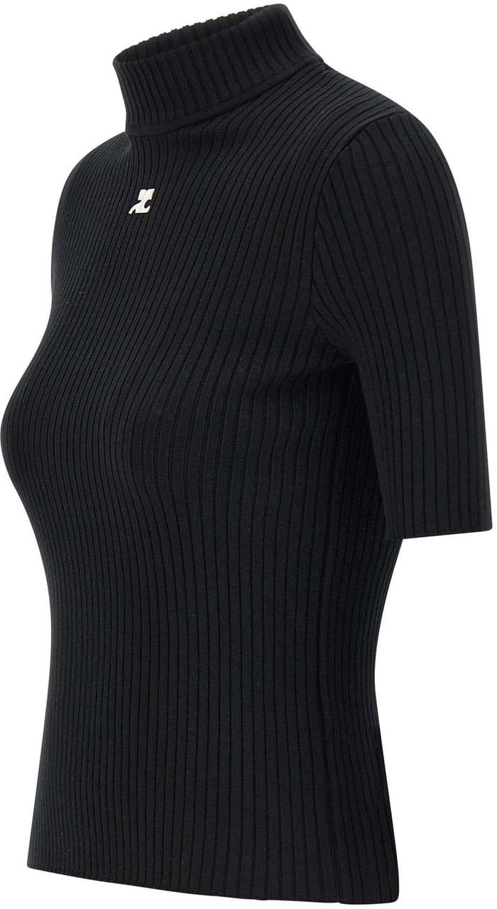 COURREGES Sweaters Black Zwart