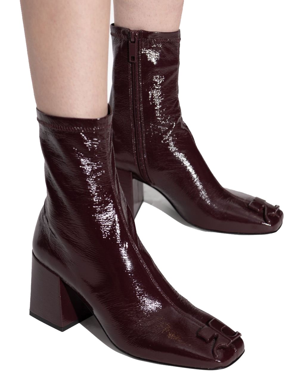 COURREGES With Heel Red Rood