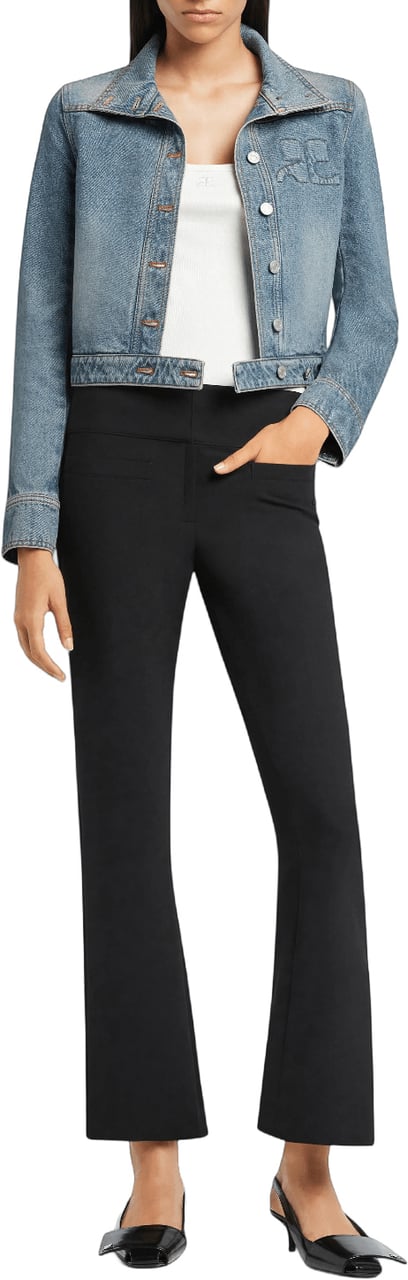 COURREGES REEDITION DENIM JACKET Blauw
