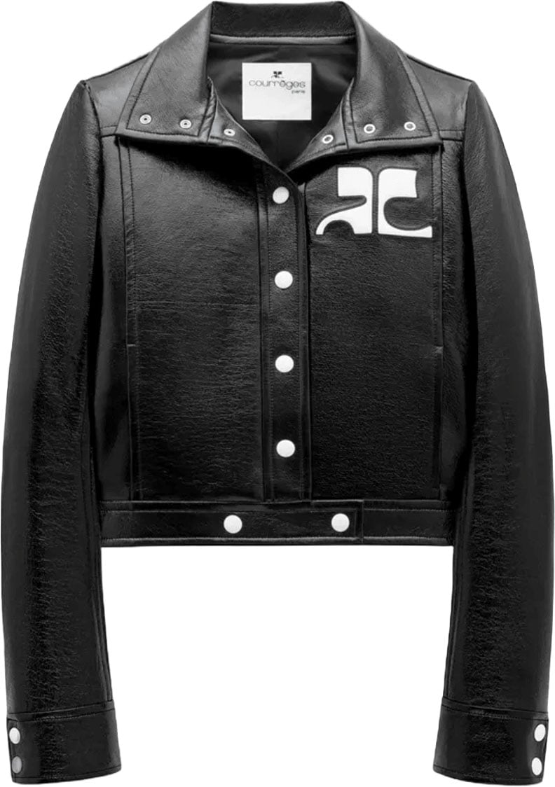 COURREGES Reedition Vinyl Jacket Zwart