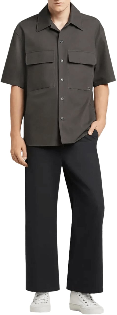 COURREGES OVERHEMD KOOLSTOF Donkergrijs