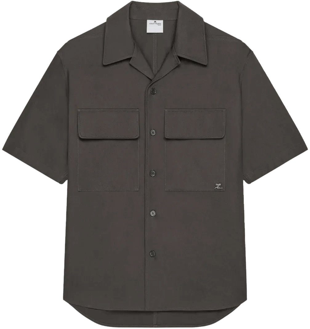 COURREGES OVERHEMD KOOLSTOF Donkergrijs