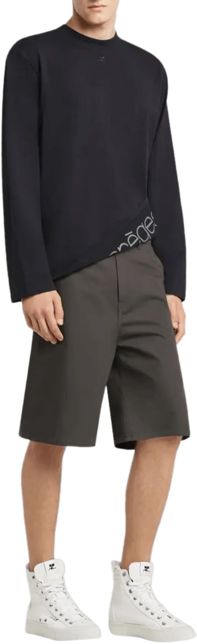 COURREGES SHORTS CARBON Zwart