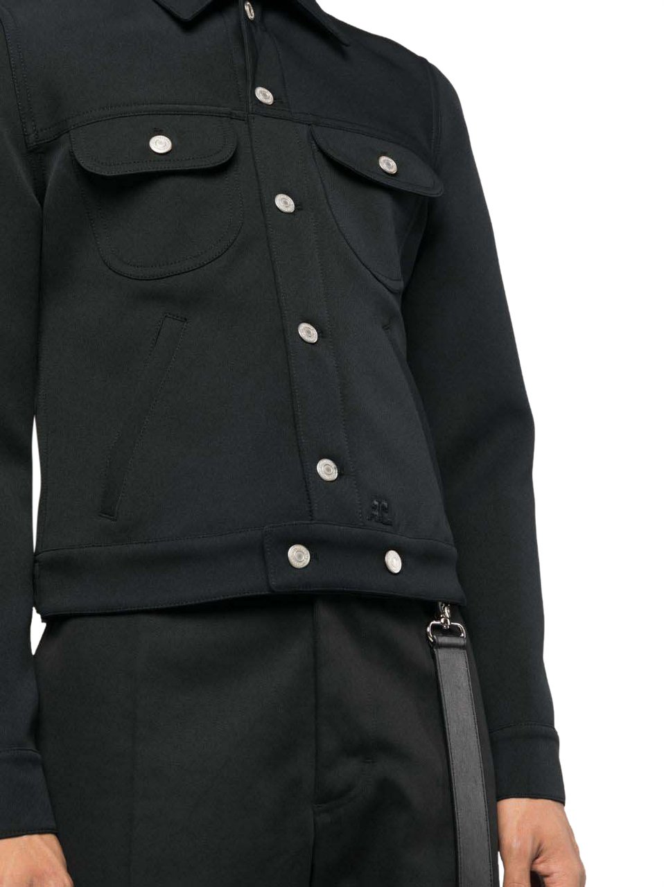 COURREGES Jackets Black Zwart