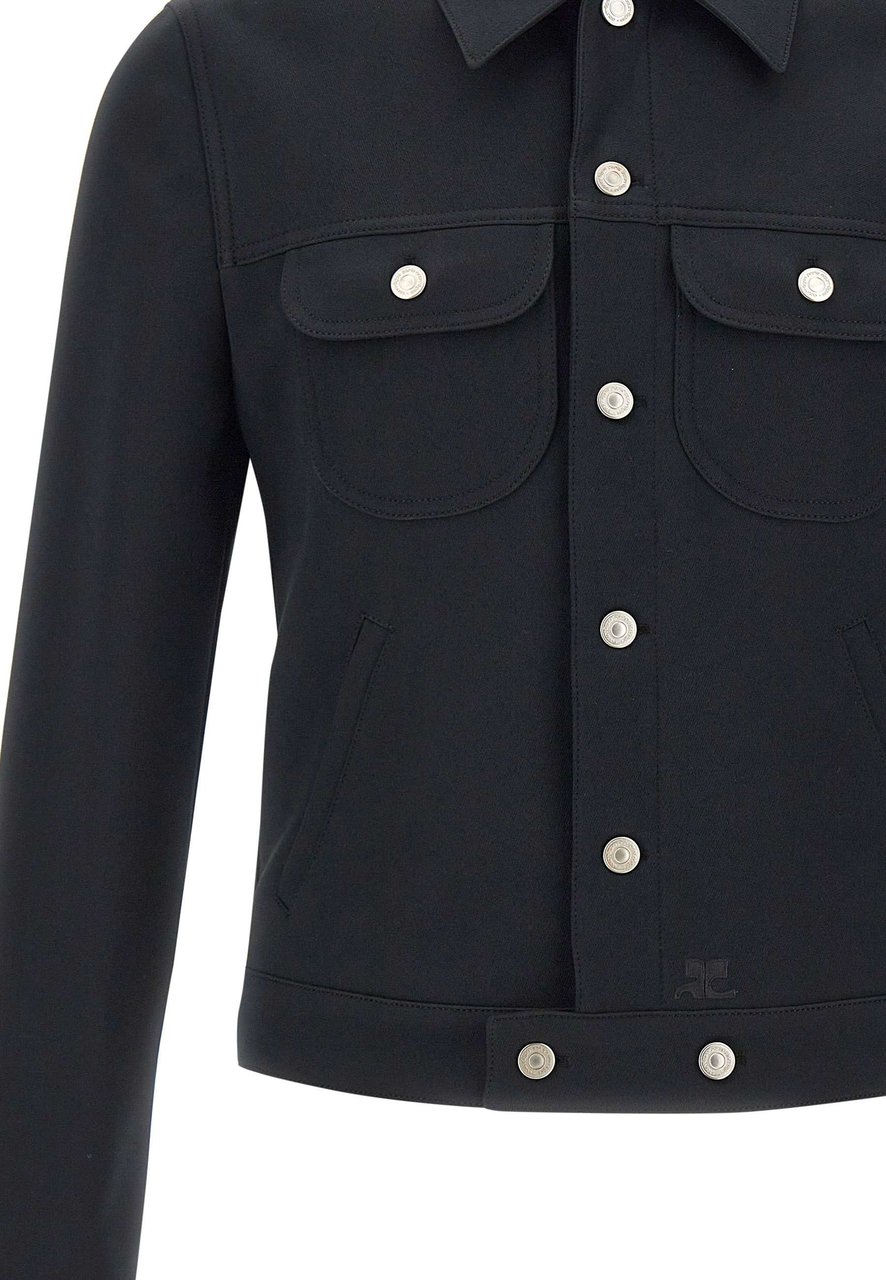 COURREGES Jackets Black Zwart
