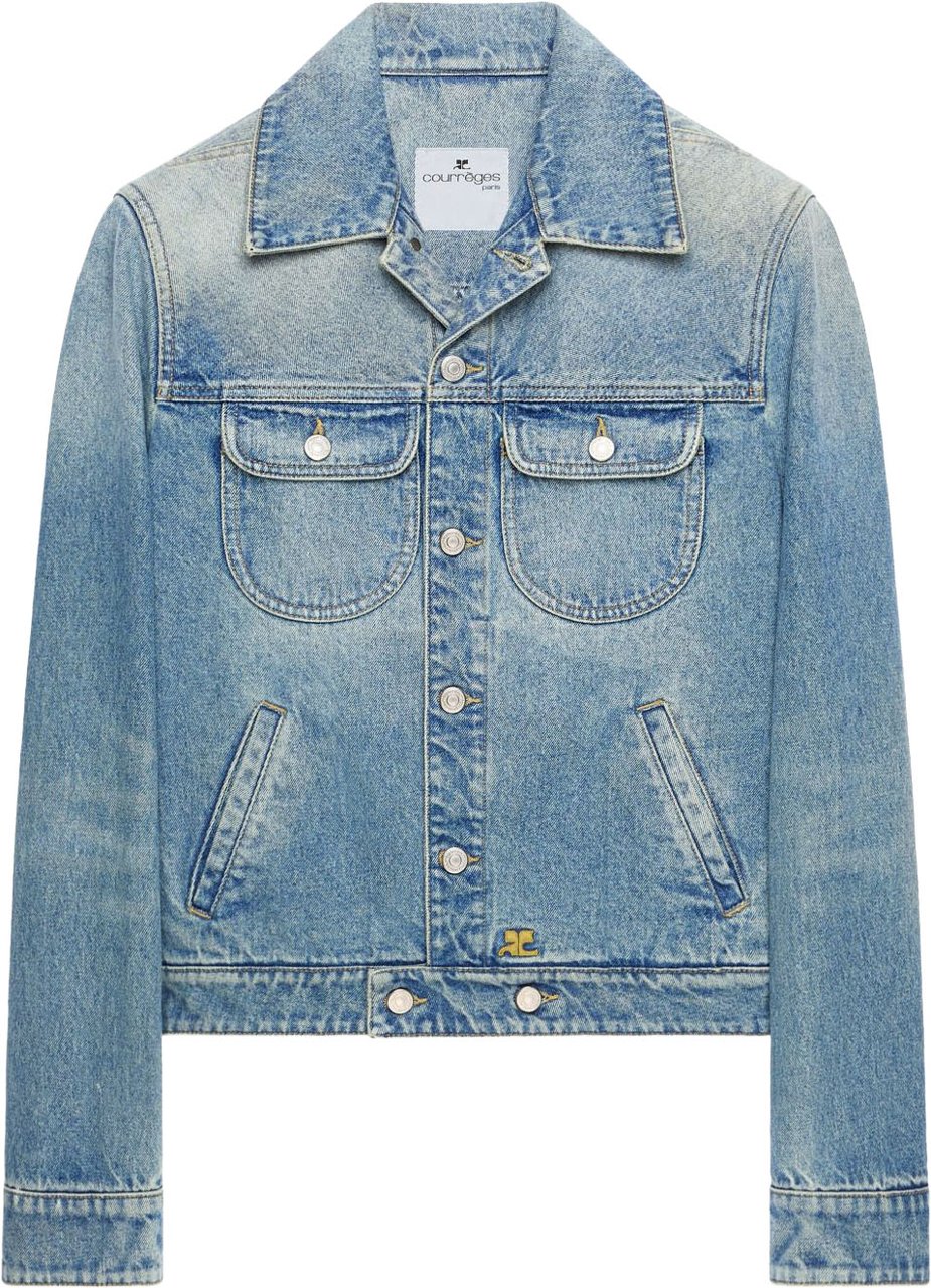COURREGES Jackets Denim Lichtblauw