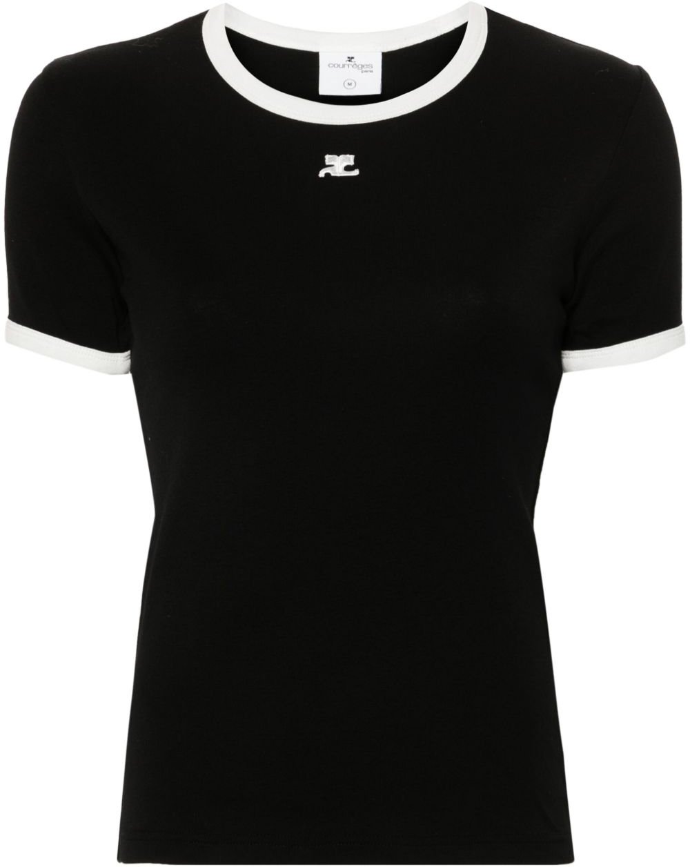 COURREGES T-Shirts And Polos Black Zwart