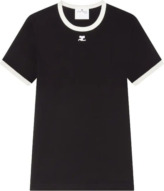 COURREGES T-Shirts And Polos Black Zwart