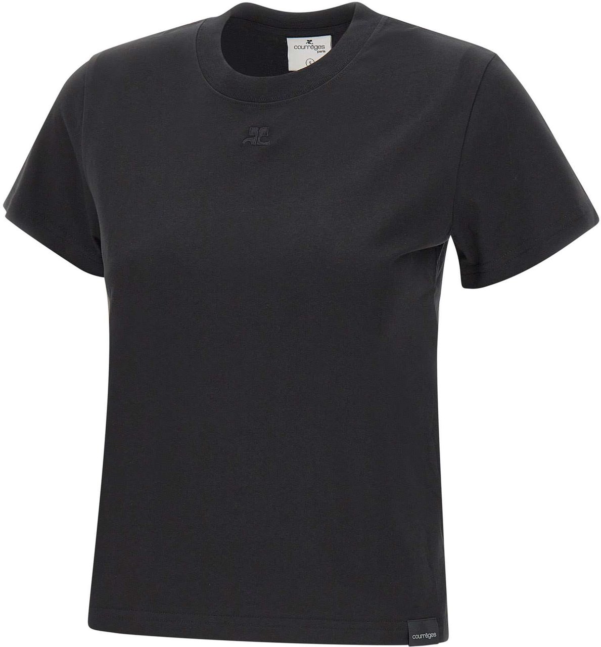 COURREGES T-Shirts And Polos Black Zwart