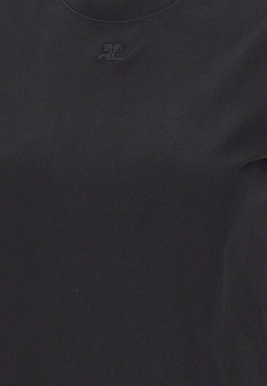 COURREGES T-Shirts And Polos Black Zwart