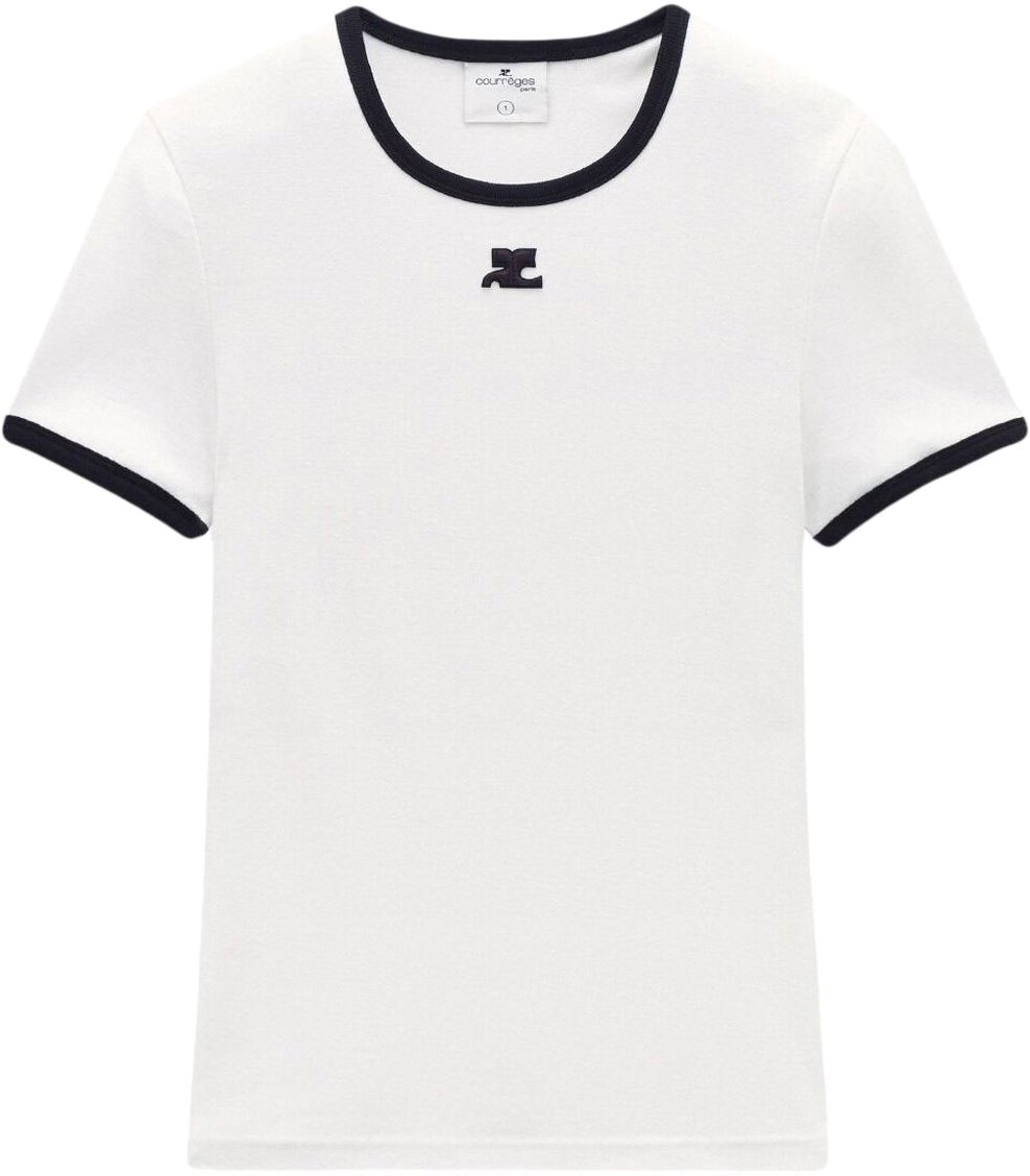 COURREGES Top Heritage Whiteblack Divers