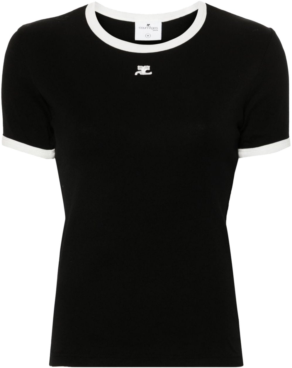 COURREGES T-Shirts And Polos Black Zwart