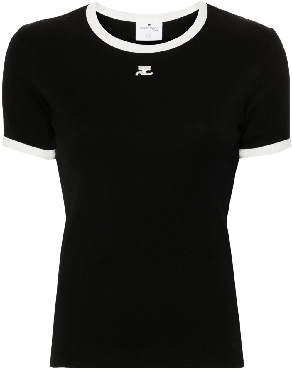 COURREGES Top Black Zwart