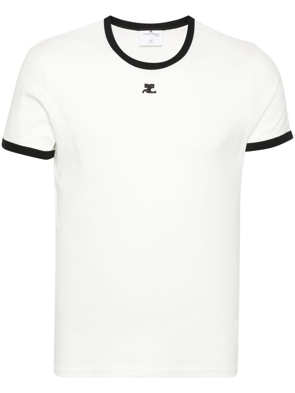 COURREGES T-Shirts And Polos Heritage White/Black Wit
