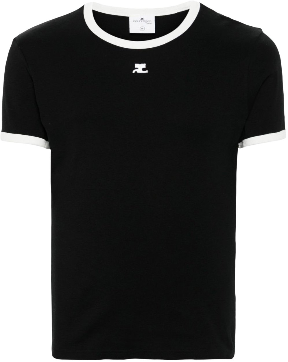 COURREGES T-Shirts And Polos Black Zwart