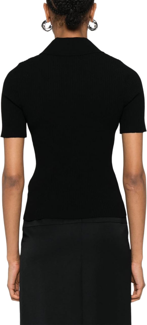 COURREGES Top Black Zwart