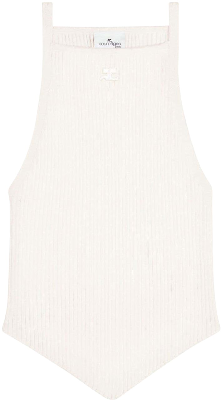 COURREGES Top Heritage White Wit
