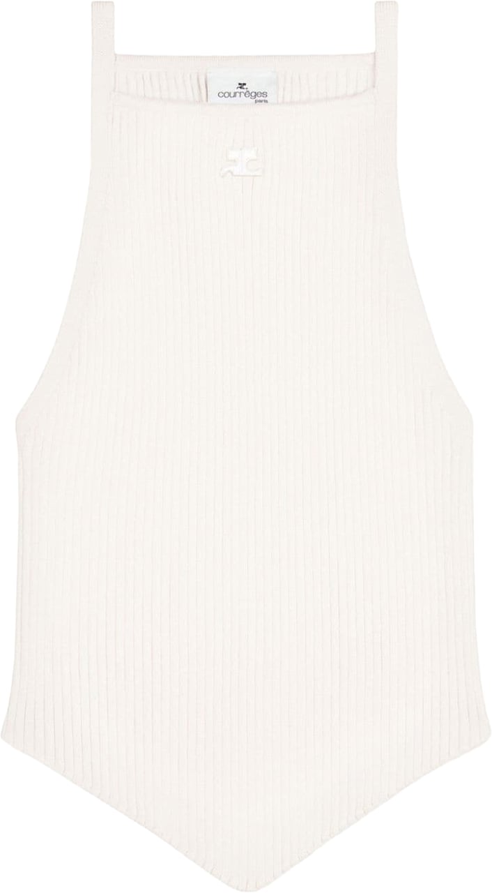 COURREGES Top Heritage White Wit