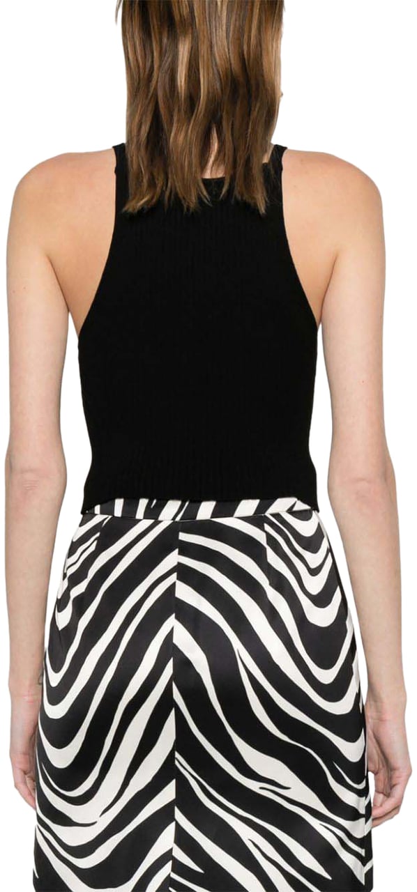 COURREGES Top Black Zwart