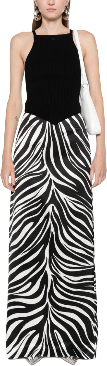 COURREGES Top Black Zwart