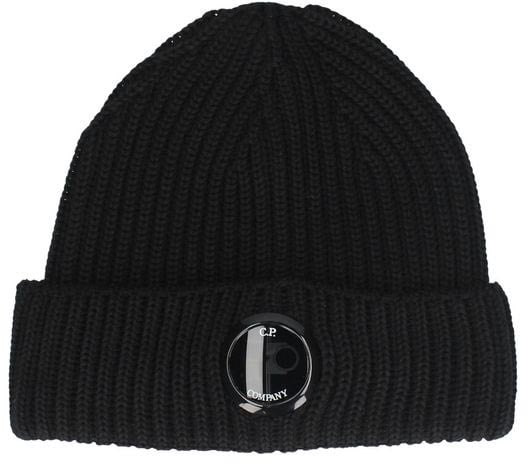 CP Company C.P. Company Muts Zwart Wool Beanie Zwart
