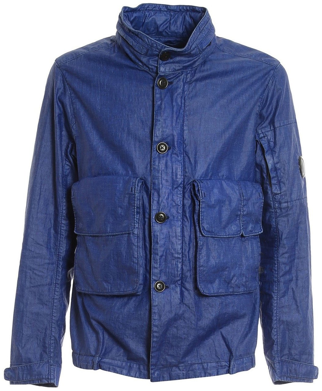 CP Company C.P Company Waxed Linen Jacket Blauw