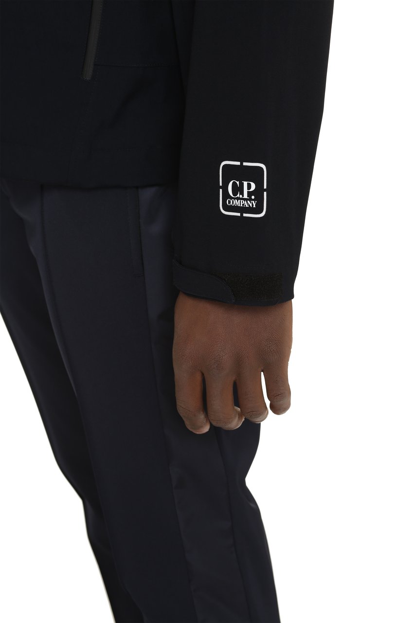 CP Company Hooded cotton jacket Blauw