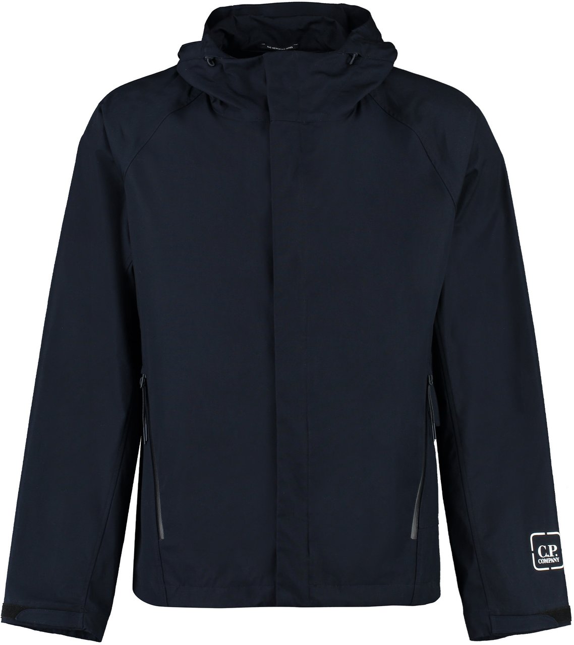 CP Company Hooded cotton jacket Blauw