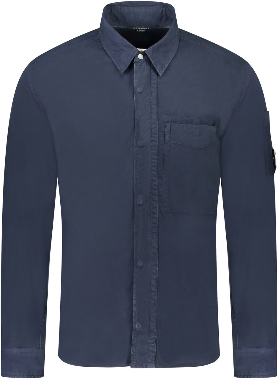 CP Company C.p. Company Overhemd Blauw Blauw