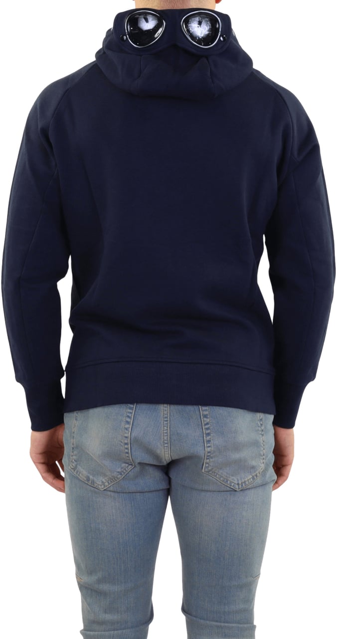 CP Company Heren Zip-Up Hoodie Blauw Blauw