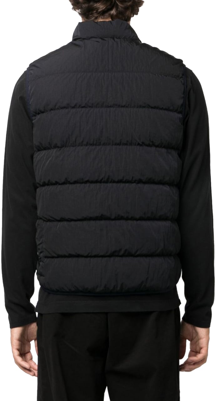 CP Company Eco Chrome R Logo Down Vest Zwart