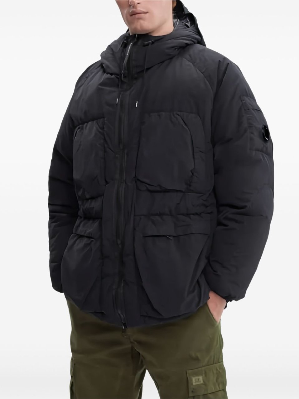 CP Company Coats Black Zwart