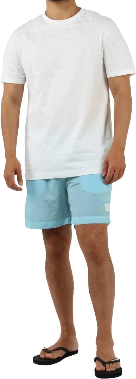 CP Company Eco-chrome R Logo Swim Shorts Blauw