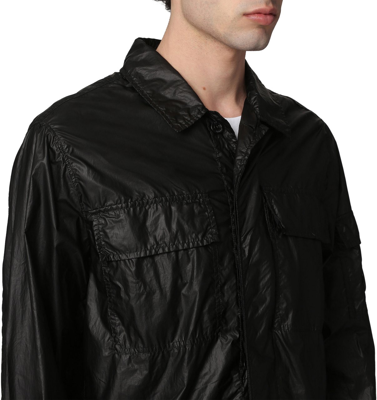 CP Company CS II Technical fabric shirt Zwart