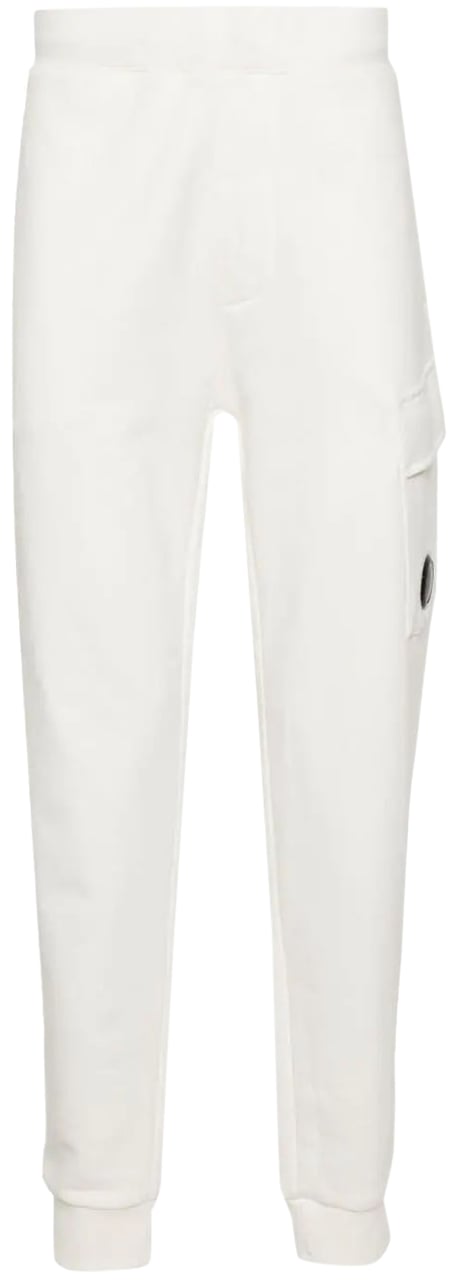 CP Company Trousers Gauze White Wit