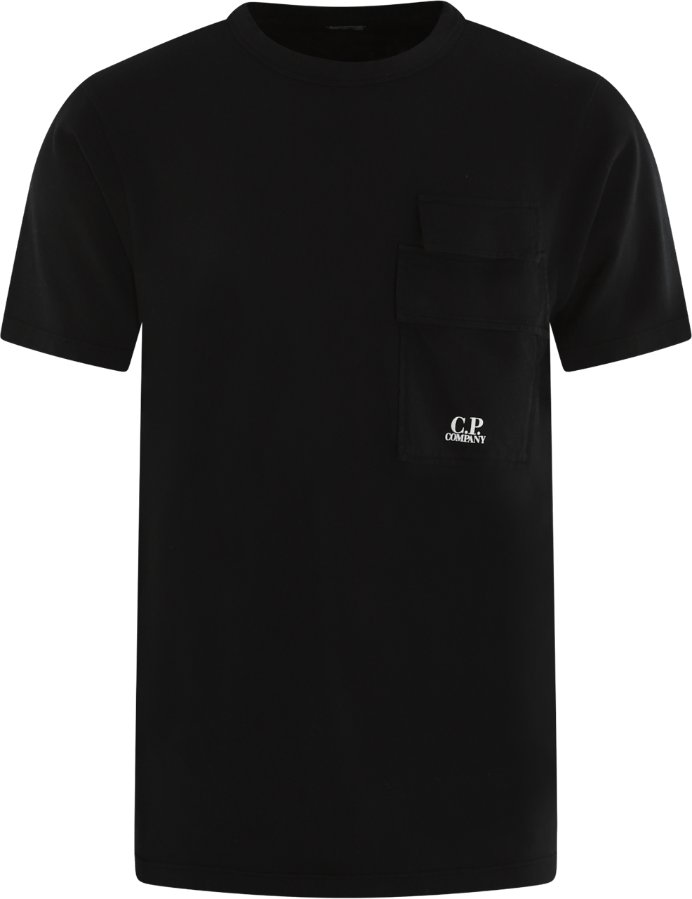 CP Company Heren T-Shirts - Short Sleeve Zwart