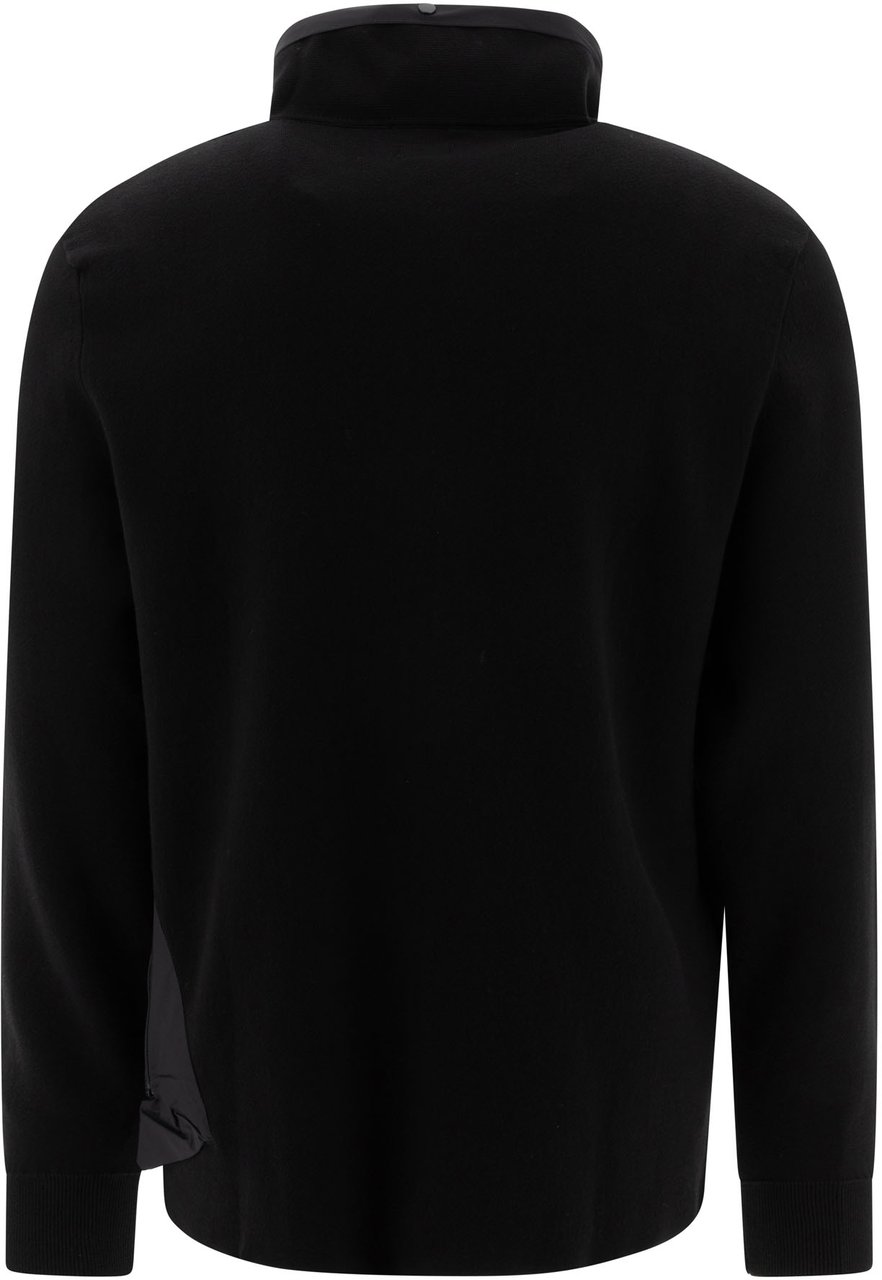 CP Company "The Metropolis Series" zipped cardigan Zwart