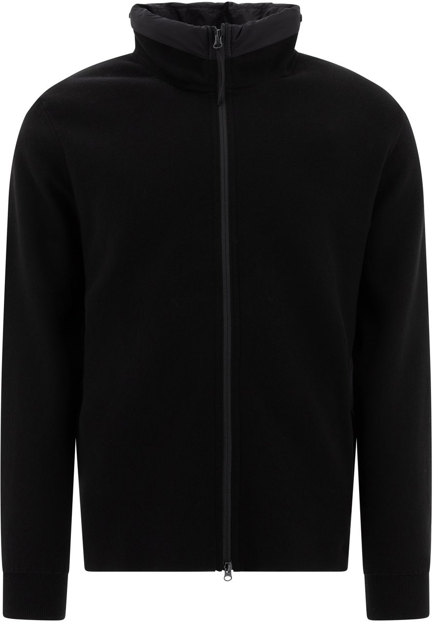 CP Company "The Metropolis Series" zipped cardigan Zwart