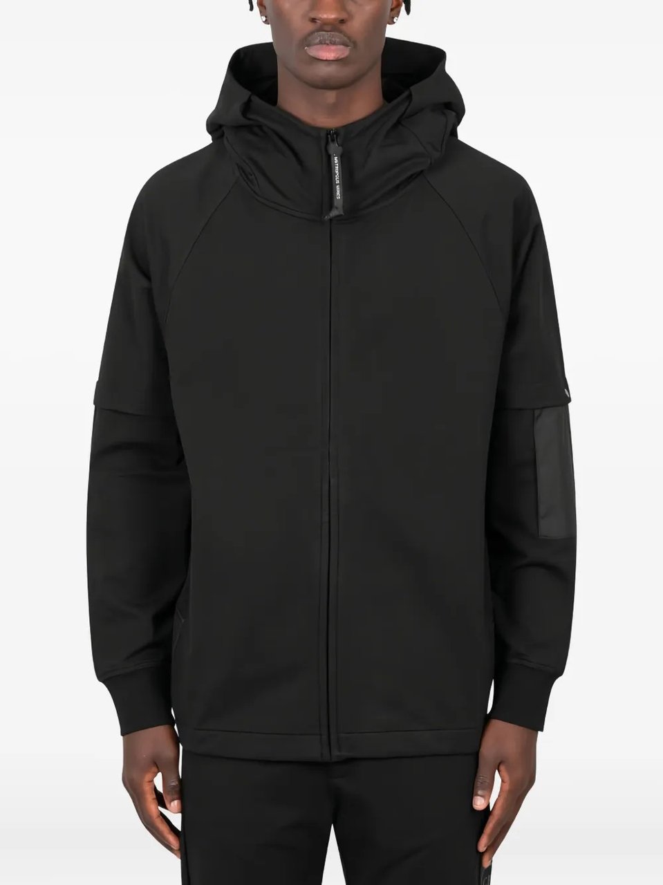 CP Company Metropolis Series Stretch Hooded Sweat Zwart