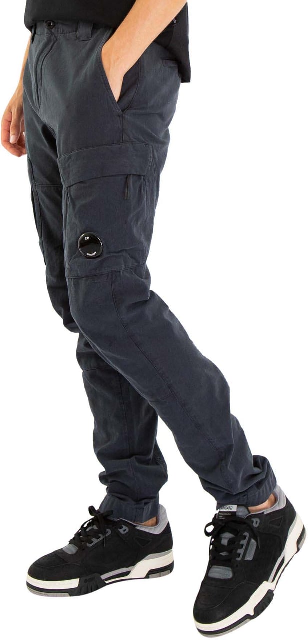 CP Company Heren Cargo Pant in Ottoman Blauw Blauw