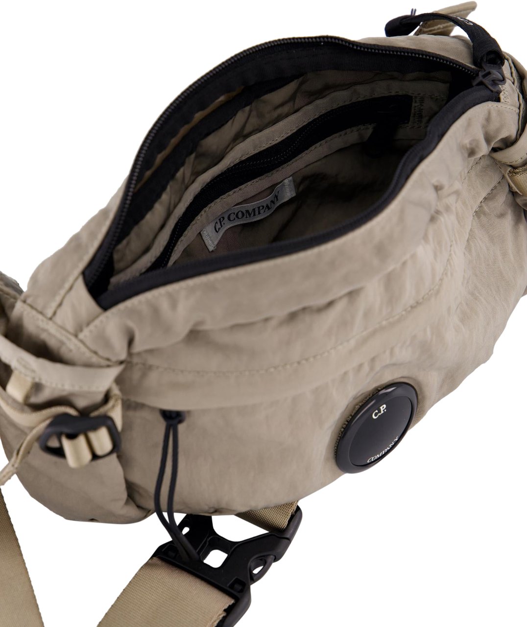CP Company Heren Lens Crossbody Pack Beige Beige