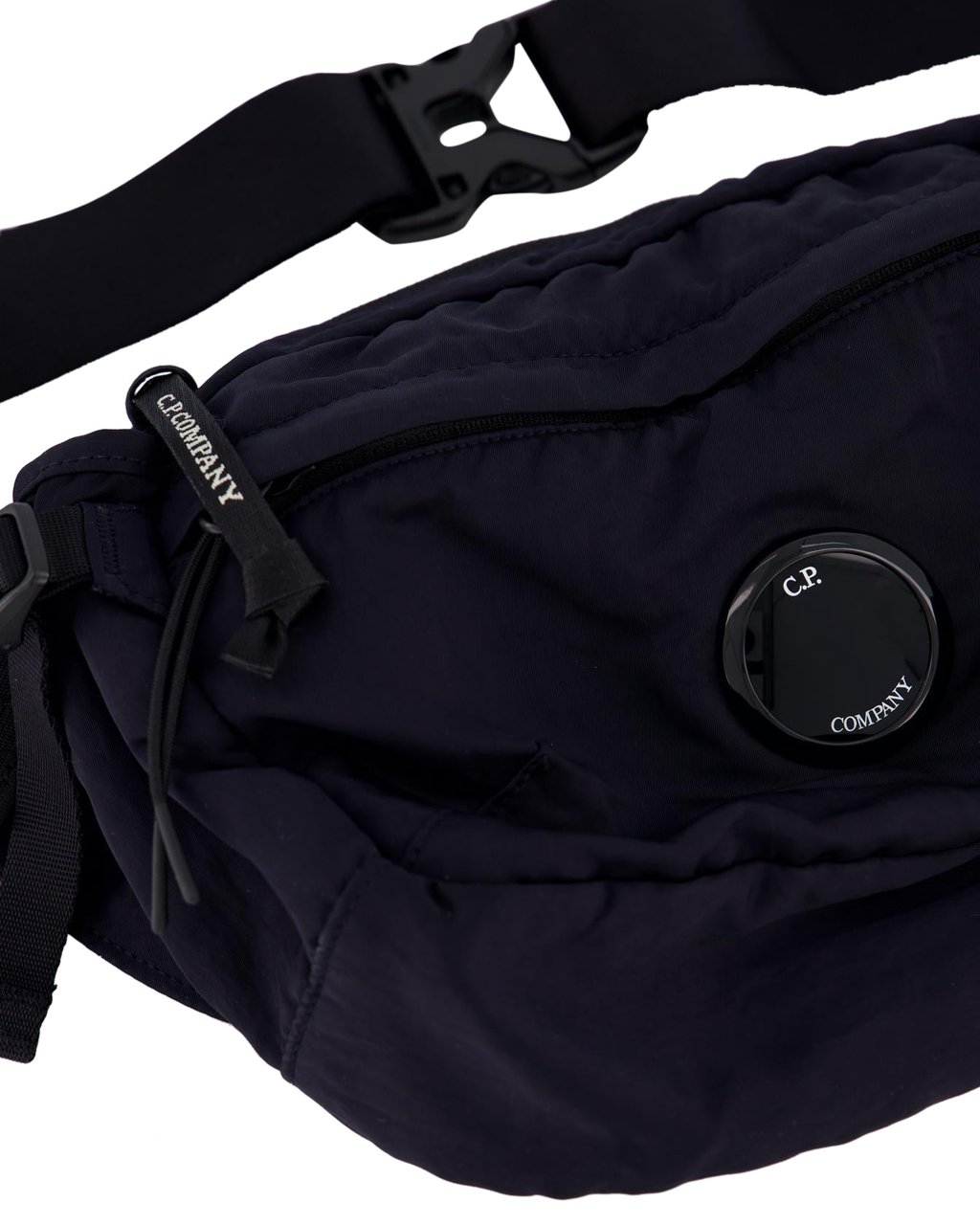 CP Company Heren Lens Crossbody Pack Zwart Blauw
