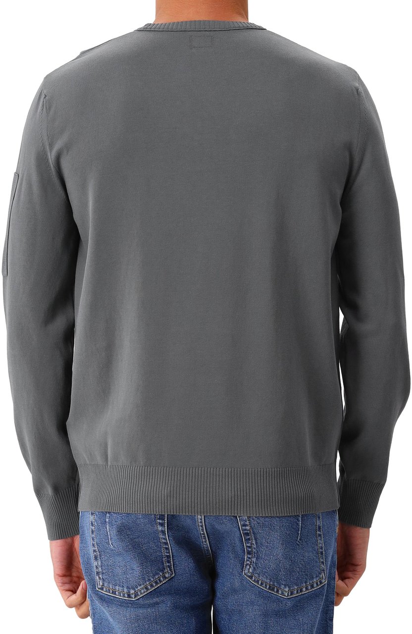 CP Company C.P. Company Trui Grijs Cotton Crepe Grijs