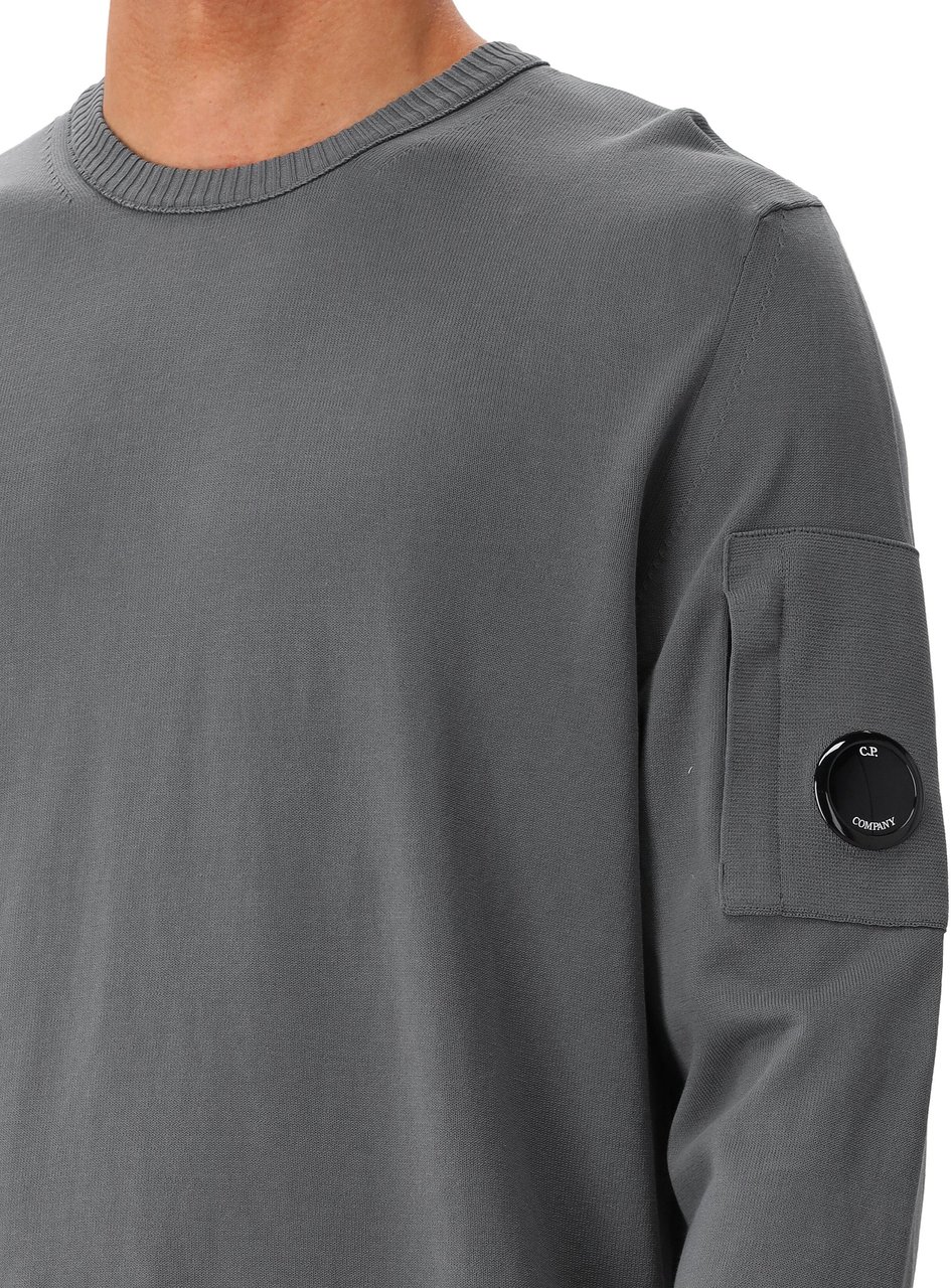 CP Company C.P. Company Trui Grijs Cotton Crepe Grijs
